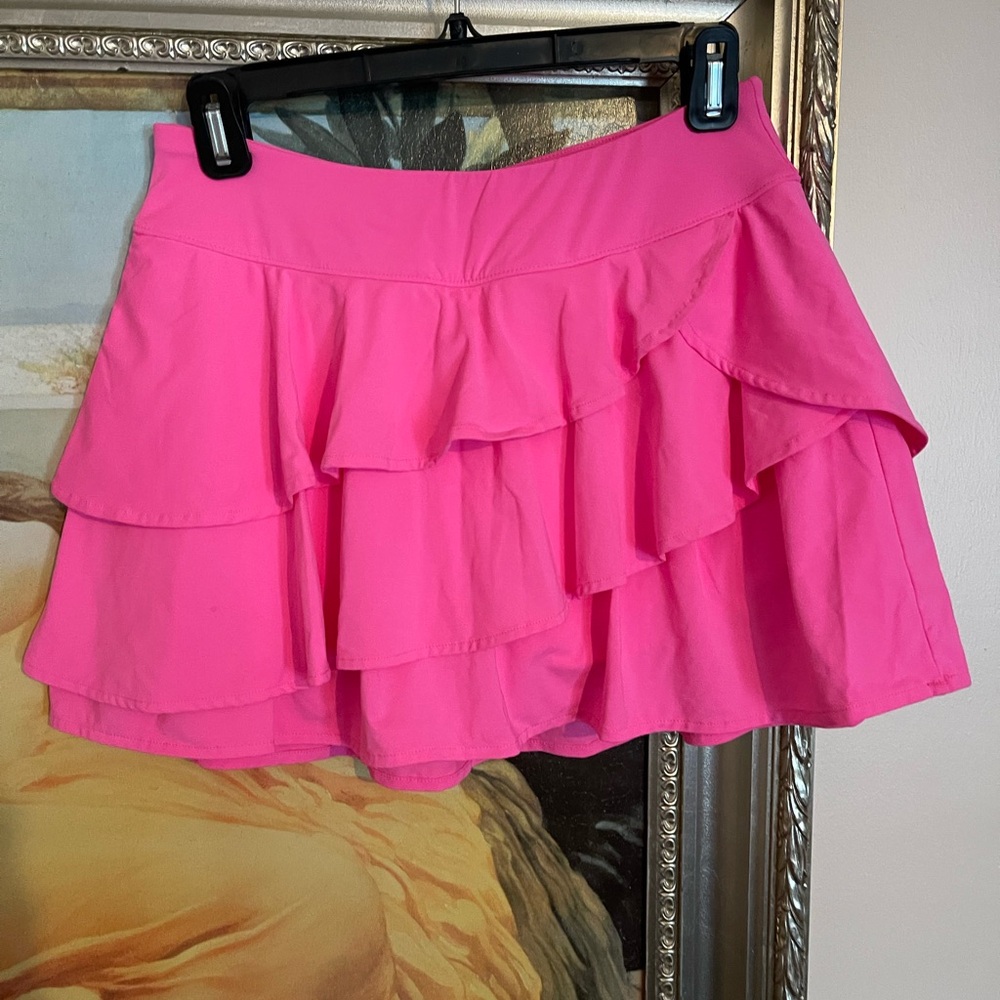 Pink Ruffled Women's Skort small 
Excellent condition
